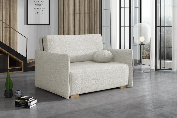 BAMBI II malá rozkládací pohovka s úložným prostorem