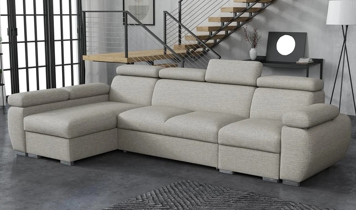 SEATTLE 13 rozkládací sedací souprava s polohovacími opěrkami