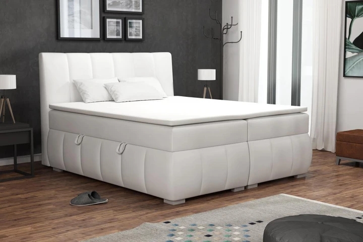 NOEL kontinentální postel boxspring 180x200 cm s úložným prostorem