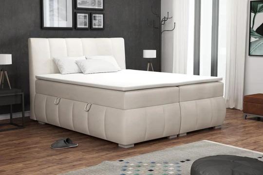 NOEL kontinentální postel boxspring 180x200 cm s úložným prostorem