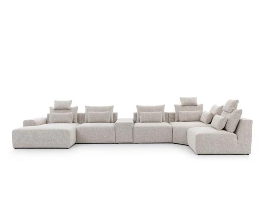 BASTIA U  modulová sedací souprava ve tvaru U