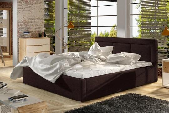 MARCELO 180x200 cm čalouněná postel s dřevěným roštem