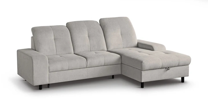 TALLINN  moderní rohová sedačka s polohovacími záhlavníky