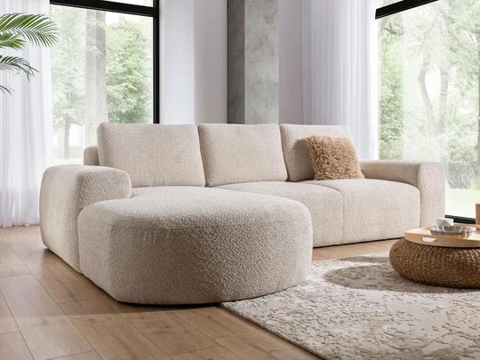 TOMINO S modulová rohová sedačka s pohodlnou lenoškou