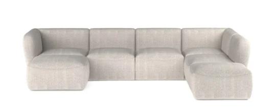 ZINA XL sedací souprava ve tvaru U