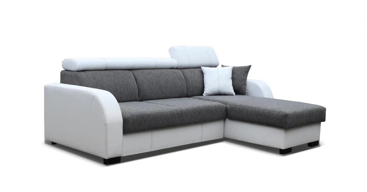 ROYAL rozkládací rohová sedačka s nastavitelnými opěrkami hlavy