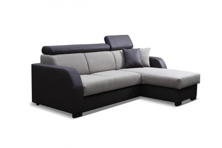 ROYAL rozkládací rohová sedačka s nastavitelnými opěrkami hlavy