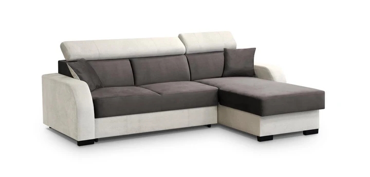 ROYAL rozkládací rohová sedačka s nastavitelnými opěrkami hlavy