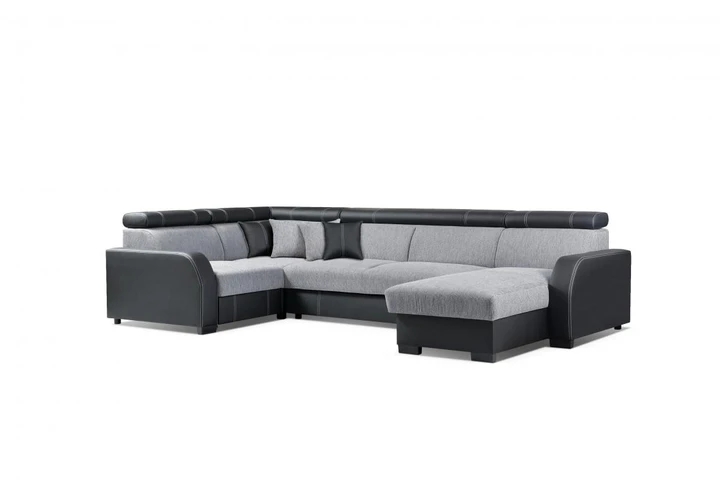 ROYAL U rozkládací sedací souprava do U s nastavitelnými opěrkami hlavy