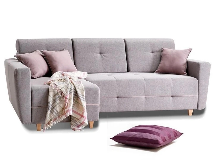 DENISA rozkládací rohová sedací souprava ve skandinávském designu